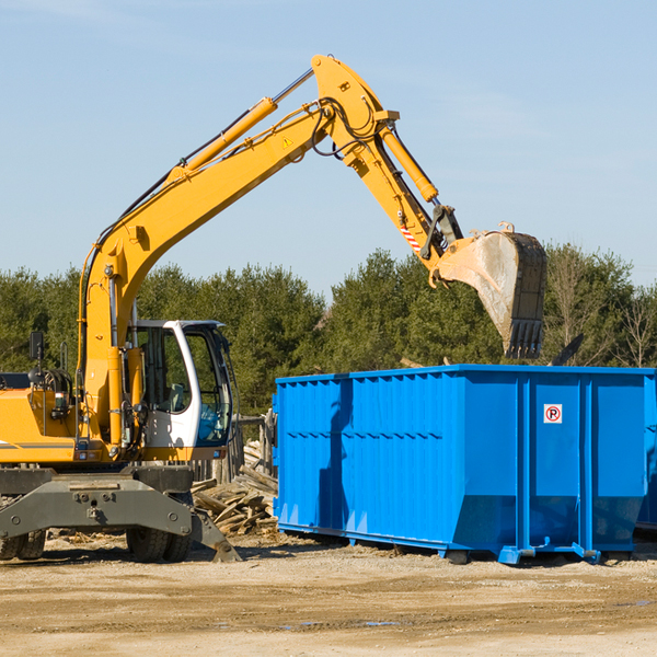 can i choose the location where the residential dumpster will be placed in Hensel ND